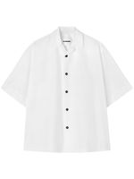 Jil Sander chemise en coton à manches courtes - Blanc - thumbnail