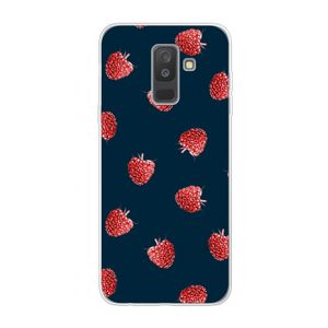 Framboosjes: Samsung Galaxy A6 Plus (2018) Transparant Hoesje