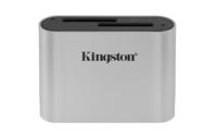 Kingston Technology USB3.2 Gen1 Workflow SDHC/SDXC UHS-II kaartlezer met twee sleuven