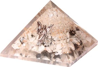 Orgonite Piramide Lapis Lazuli/ Aquamarijn - Engel - (70 mm)