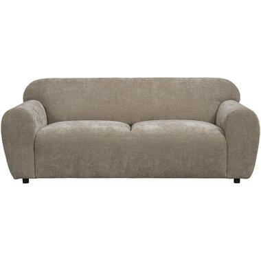 Bank Bibi 3-zits - stof Glory - taupe - Leen Bakker