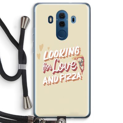 Pizza is the answer: Huawei Mate 10 Pro Transparant Hoesje met koord