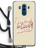 Pizza is the answer: Huawei Mate 10 Pro Transparant Hoesje met koord