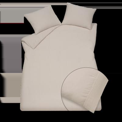 Vandyck Vandyck Dekbedovertrek PURE 07 YD W.BAND stone Lits-jumeaux XL (260x240 )