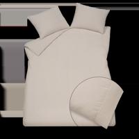 Vandyck Vandyck Dekbedovertrek PURE 07 YD W.BAND stone Lits-jumeaux XL (260x240 )