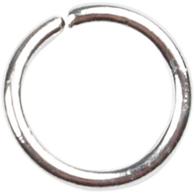 Creativ Company Ringen, afm 5,4 mm, dikte 0,7 mm, verzilverd, 500 stuk/ 1 doos