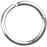 Creativ Company Ringen, afm 5,4 mm, dikte 0,7 mm, verzilverd, 500 stuk/ 1 doos