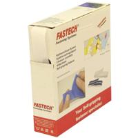 FASTECH® B25-SKL01000010 Klittenband Om vast te plakken Hotmelt Haakdeel (l x b) 10 m x 25 mm Wit 10 m