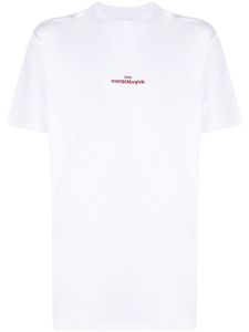 Maison Margiela t-shirt à logo brodé - Blanc