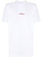 Maison Margiela t-shirt à logo brodé - Blanc