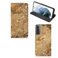 Samsung Galaxy S21 FE | Standcase | Marmer Creme