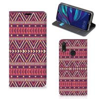 Huawei Y7 hoesje Y7 Pro (2019) | Hoesje met Magneet | Aztec Paars