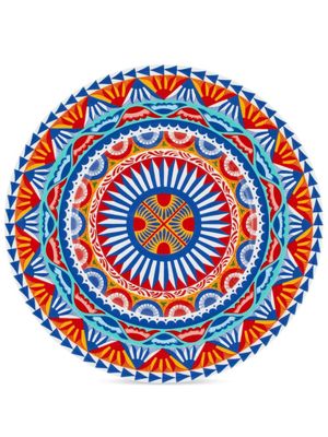 Dolce & Gabbana plat en porcelaine - Bleu
