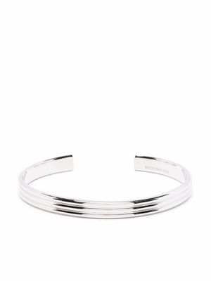 Missoma bracelet jonc à logo gravé - Argent
