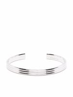 Missoma bracelet jonc à logo gravé - Argent