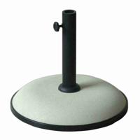 Marbueno Parasol Basis Rond Cement 41,5x35 cm 15KG Wit Tuin, Zwembad en Terras