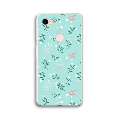 Small white flowers: Google Pixel 3 XL Transparant Hoesje