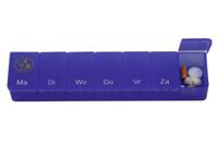 Pillendoos 1 week transparant blauw 1 Stuks