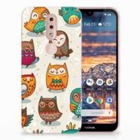 Nokia 4.2 | TPU Hoesje | Vrolijke Uilen