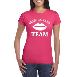 Vrijgezellenfeest Team t-shirt roze dames