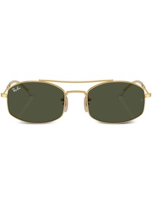 Ray-Ban lunettes de soleil à monture carrée - Or