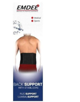 Emdee Rugband met Stabilisatoren Bandage Art. 57200 One Size 1Stuks