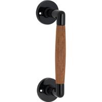 Deurgreep Ton op rond rozet MMZ/teak