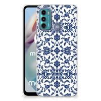 Motorola Moto G60 | TPU Case | Flower Blue