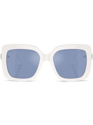 Swarovski Eyewear lunettes de soleil à ornements en cristal - Blanc