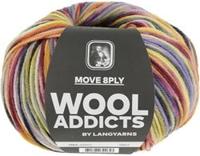 Lang Yarns Move 8-Fach 002 Lila/Rood/Geel