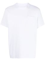 sacai t-shirt à détail zippé - Blanc - thumbnail