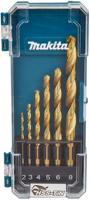 Makita Accessoires d-72833 | metaalborenset | 6-delig hss-tin - d-72833
