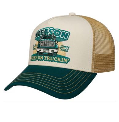 Stetson Trucker Pet Keep On Trucking Groen Goud