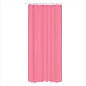 MARBEAUX Roze Douchegordijn met Ringen 180x200 cm Polyester