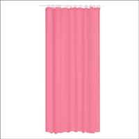 MARBEAUX Roze Douchegordijn met Ringen 180x200 cm Polyester