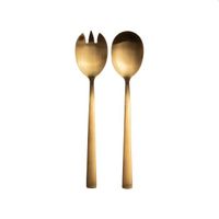 Gusta Saladebestek 23.5cm goud - thumbnail