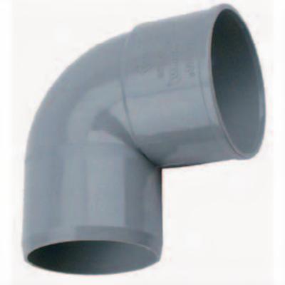 Wavin PVC Bocht 88° 50mm Mof x Spie - Flexibele, Duurzame Vijverleiding & Waterdicht