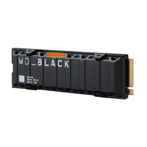 WD Black™ SN850 Heatsink 500 GB NVMe/PCIe M.2 SSD 2280 harde schijf M.2 NVMe PCIe 4.0 x4 Retail WDS500G1XHE