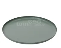 Decoratieschaal Metaal Groen Ø42cm Decoratieschaal Metaal Groen Ø42cm