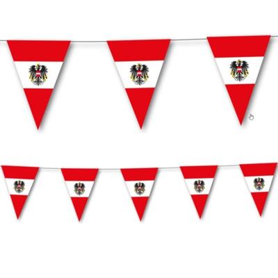 Vlaggenlijn Oostenrijk - 3,5 meter - papier - landen thema versiering