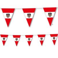 Vlaggenlijn Oostenrijk - 3,5 meter - papier - landen thema versiering