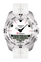 Horlogeband Tissot T0134201701100A / T610027566 Rubber Wit 21mm