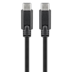 Allteq 67976 USB-kabel USB 3.2 Gen 1 (3.1 Gen 1) 1 m USB C Zwart