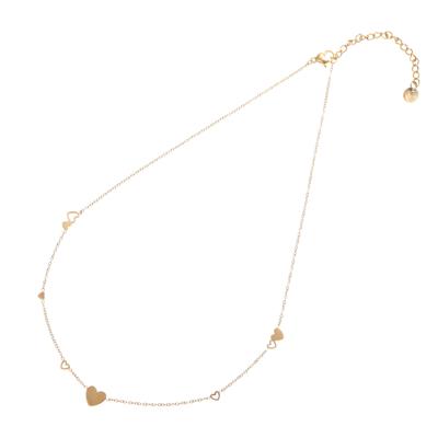 Go Dutch Label Ketting Harten Goud