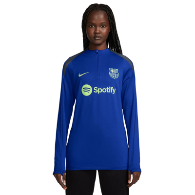 FC Barcelona Trainings Ziptop 2024-2025 Dames Blauw