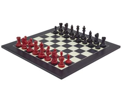 Het Rood en Zwart Brede Basis Schaakset