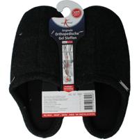 Lucovitaal Orthopedische gel sloffen zwart maat 41-42