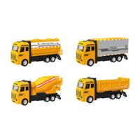Pull Back Truck Geel Pull Back Truck Geel
