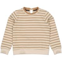 LEVV Little Meisjes sweater - Gerlynn - AOP streep zand