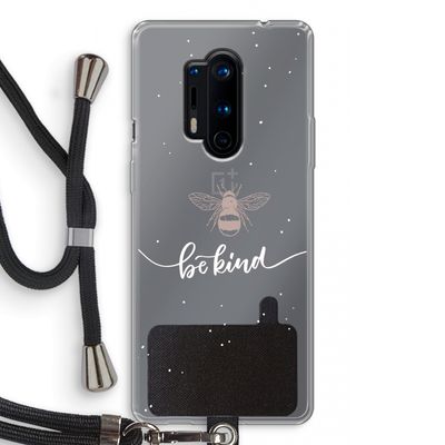 Be(e) kind: OnePlus 8 Pro Transparant Hoesje met koord